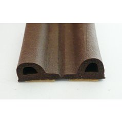 Samolepiace tesnenie P 9×5,5 mm hnedé